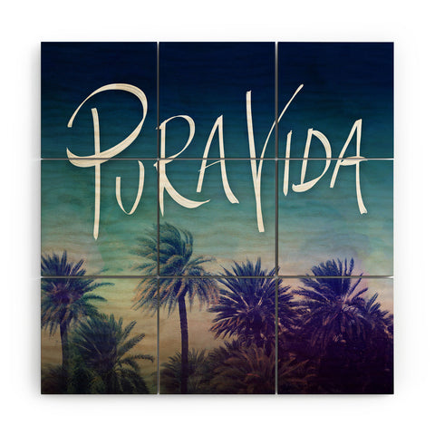 Leah Flores Pura Vida Wood Wall Mural