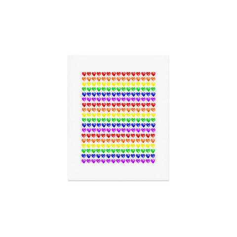Leah Flores Rainbow Happiness Love Explosion Art Print