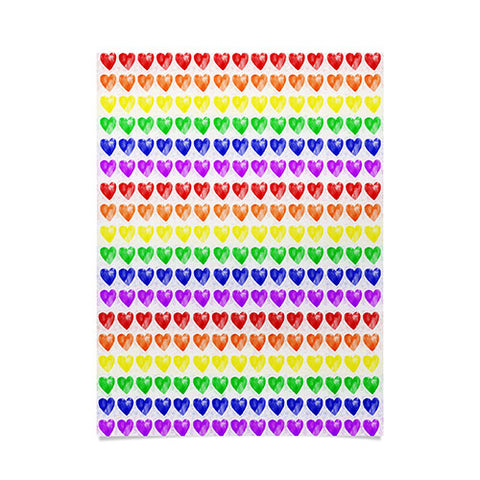 Leah Flores Rainbow Happiness Love Explosion Poster