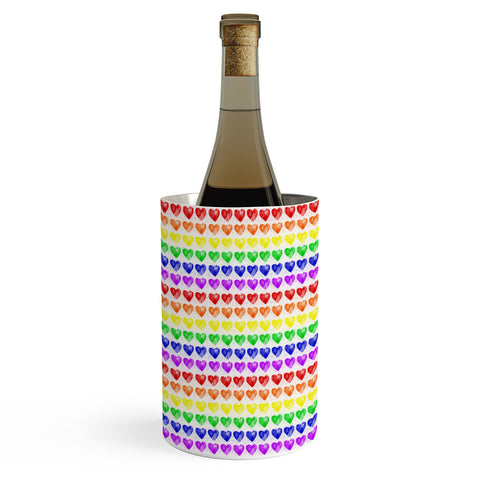 Leah Flores Rainbow Happiness Love Explosion Wine Chiller
