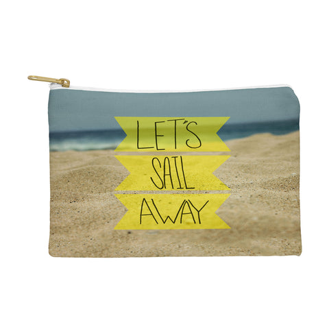 Leah Flores Sail Away Beach Pouch
