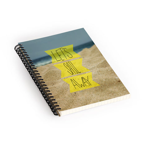 Leah Flores Sail Away Beach Spiral Notebook