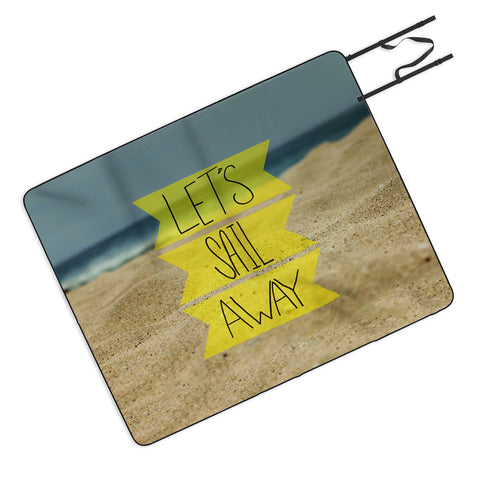Leah Flores Sail Away Beach Picnic Blanket