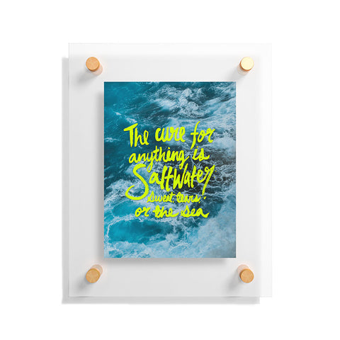 Leah Flores Saltwater Cure Floating Acrylic Print