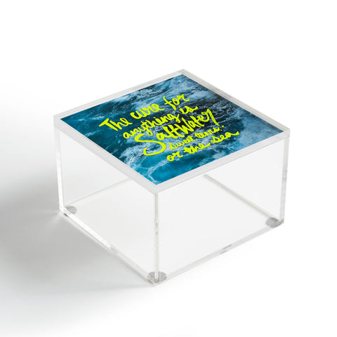 Leah Flores Saltwater Cure Acrylic Box