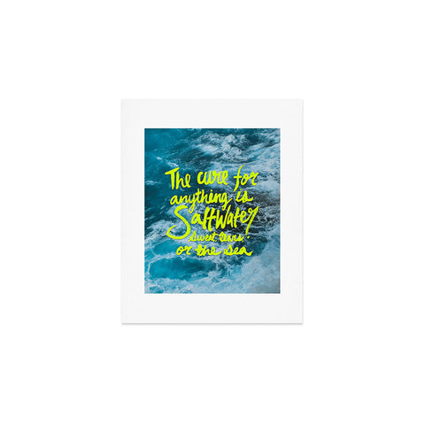 Leah Flores Saltwater Cure Art Print