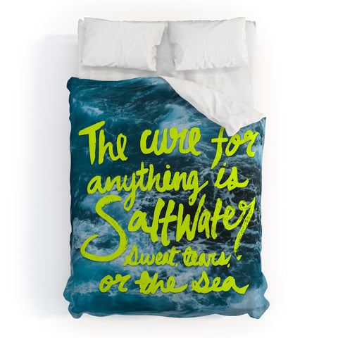 Leah Flores Saltwater Cure Duvet Cover