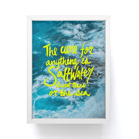 Leah Flores Saltwater Cure Framed Mini Art Print