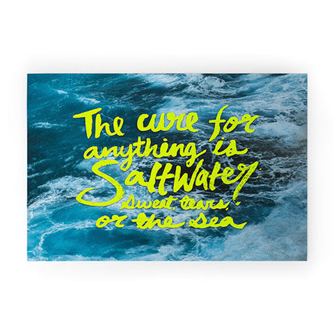 Leah Flores Saltwater Cure Welcome Mat