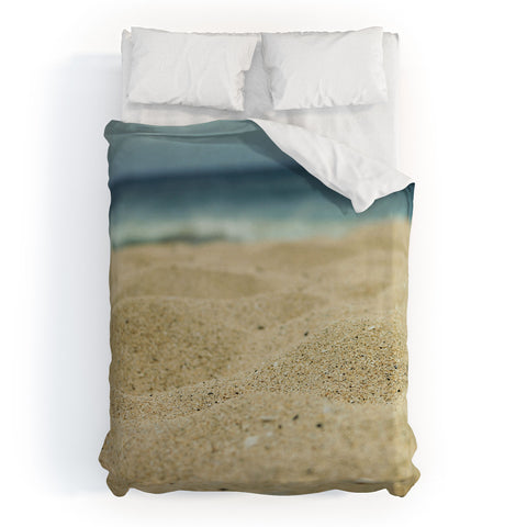 Leah Flores Sandy Beach Duvet Cover