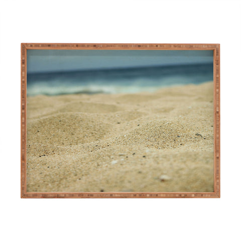 Leah Flores Sandy Beach Rectangular Tray