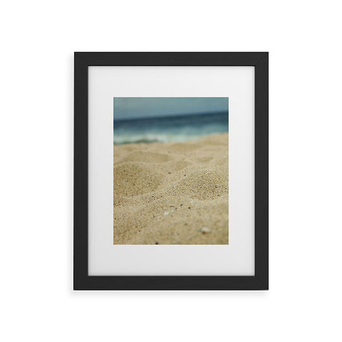 Leah Flores Sandy Beach Framed Art Print
