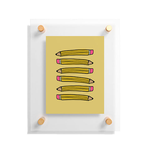 Leah Flores School Days Floating Acrylic Print