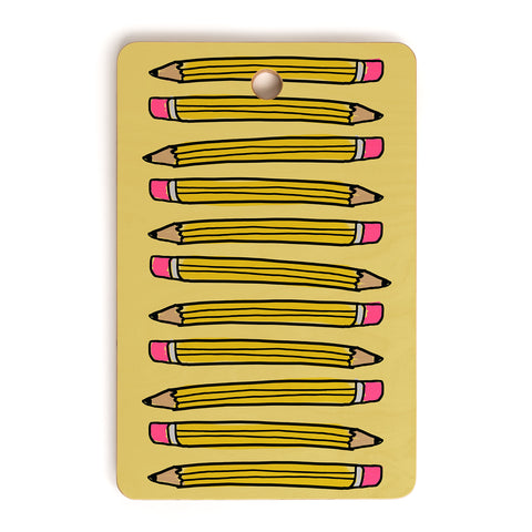 Leah Flores School Days Cutting Board Rectangle