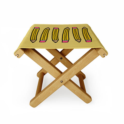 Leah Flores School Days Folding Stool