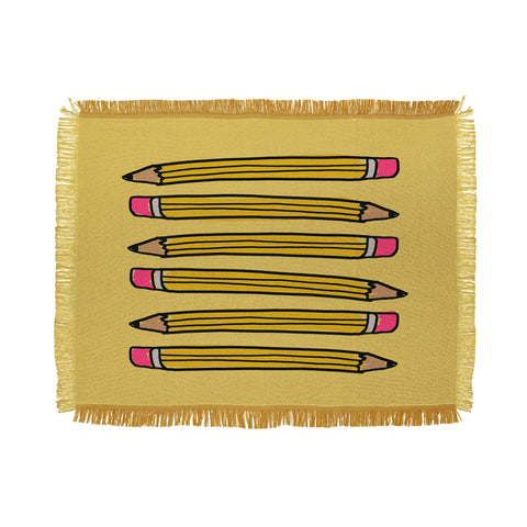 Leah Flores School Days Throw Blanket