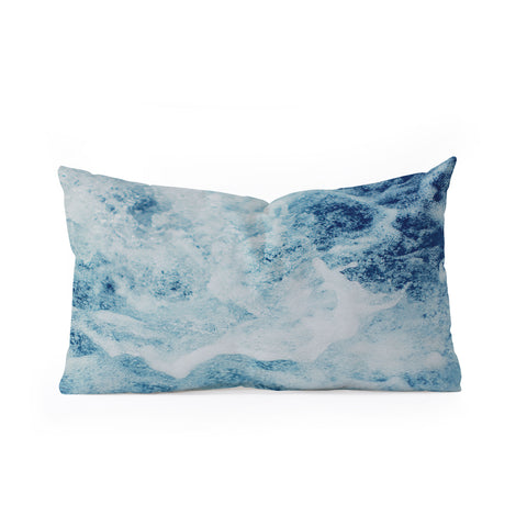 Leah Flores Sea Oblong Throw Pillow