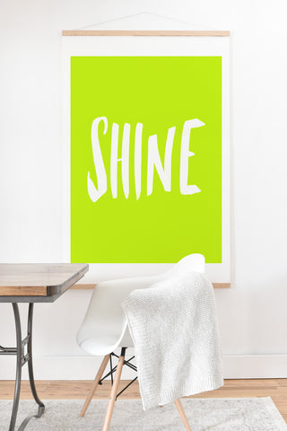Leah Flores Shine Art Print And Hanger