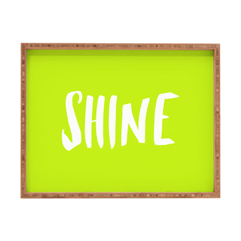 Leah Flores Shine Rectangular Tray