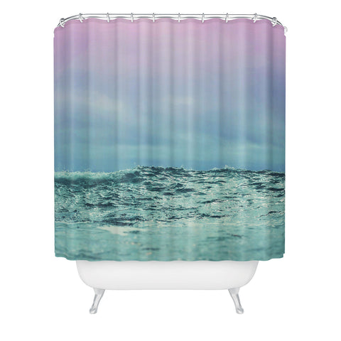 Leah Flores Sky and Sea Shower Curtain