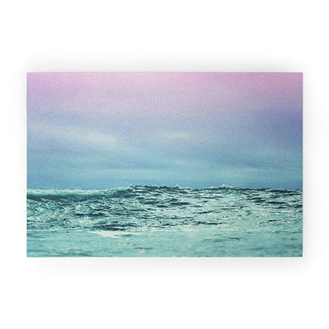 Leah Flores Sky and Sea Welcome Mat