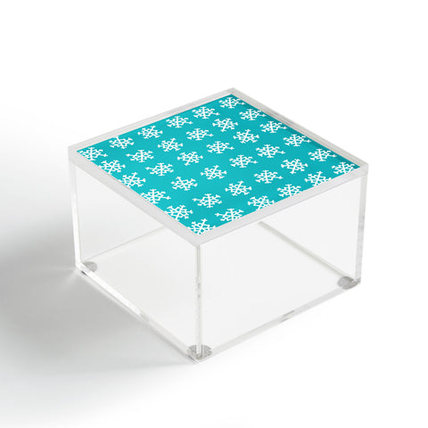 Leah Flores Snowflake Party Acrylic Box