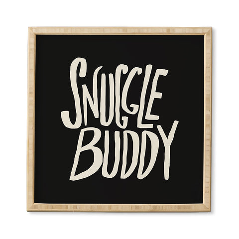 Leah Flores Snuggle Buddy II Framed Wall Art