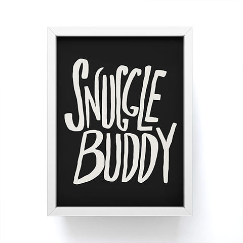 Leah Flores Snuggle Buddy II Framed Mini Art Print