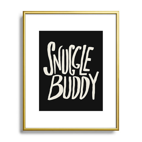 Leah Flores Snuggle Buddy II Metal Framed Art Print