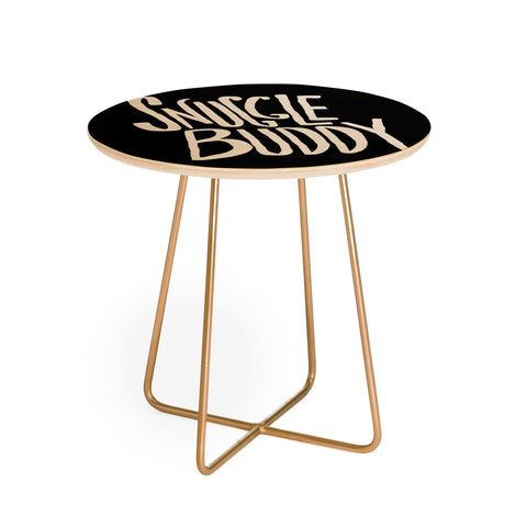 Leah Flores Snuggle Buddy II Round Side Table