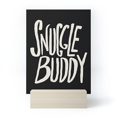 Leah Flores Snuggle Buddy II Mini Art Print