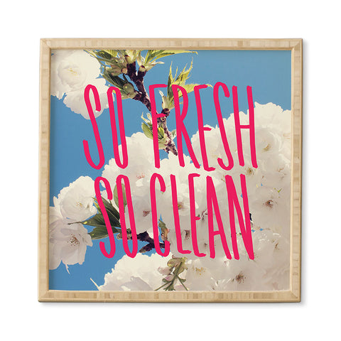 Leah Flores So Fresh So Clean Framed Wall Art