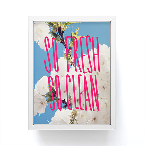 Leah Flores So Fresh So Clean Framed Mini Art Print