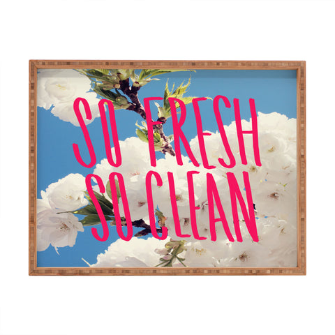 Leah Flores So Fresh So Clean Rectangular Tray