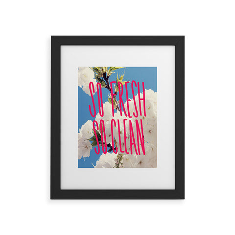 Leah Flores So Fresh So Clean Framed Art Print