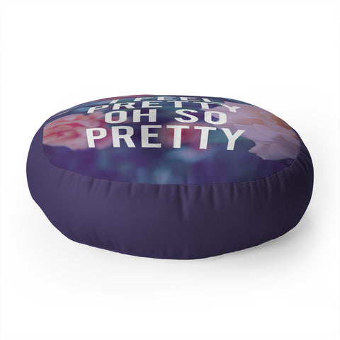 Leah Flores So Pretty Floor Pillow Round
