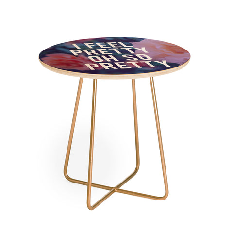 Leah Flores So Pretty Round Side Table