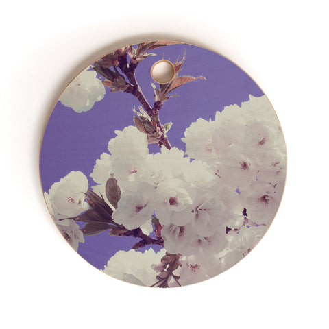 Leah Flores Springtime Flowers Cutting Board Round