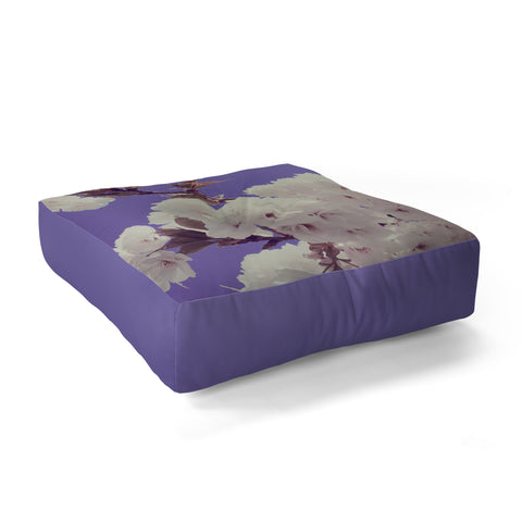 Leah Flores Springtime Flowers Floor Pillow Square