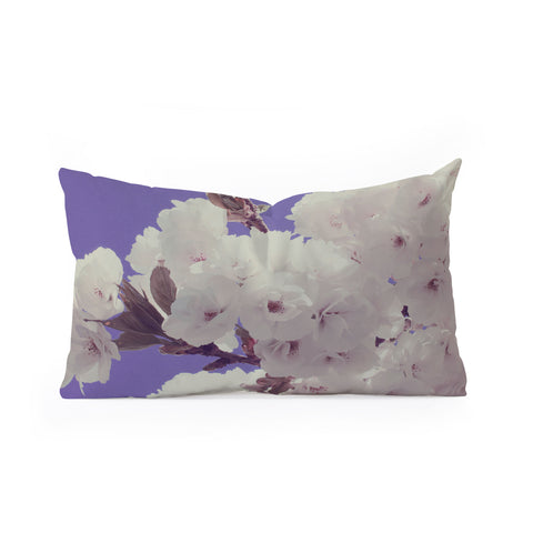 Leah Flores Springtime Flowers Oblong Throw Pillow