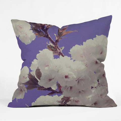 Leah Flores Springtime Flowers Outdoor Throw Pillow