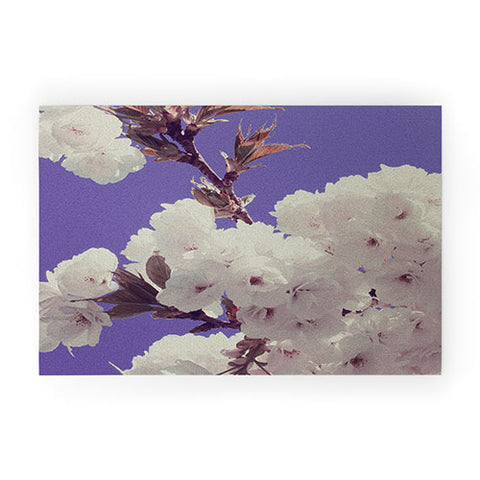 Leah Flores Springtime Flowers Welcome Mat