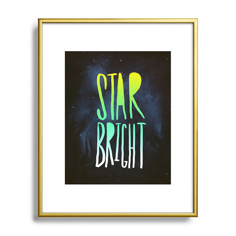 Leah Flores Stars Metal Framed Art Print