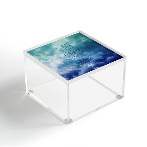 Leah Flores Stormy Sky Acrylic Box