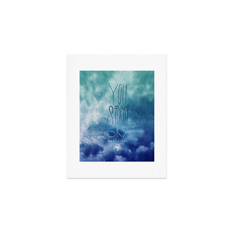 Leah Flores Stormy Sky Art Print