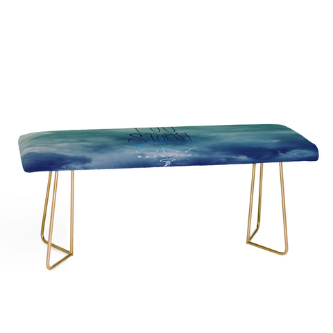 Leah Flores Stormy Sky Bench