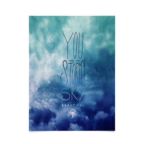 Leah Flores Stormy Sky Poster