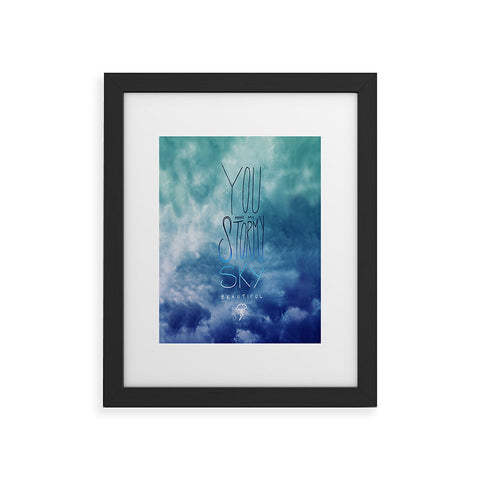 Leah Flores Stormy Sky Framed Art Print