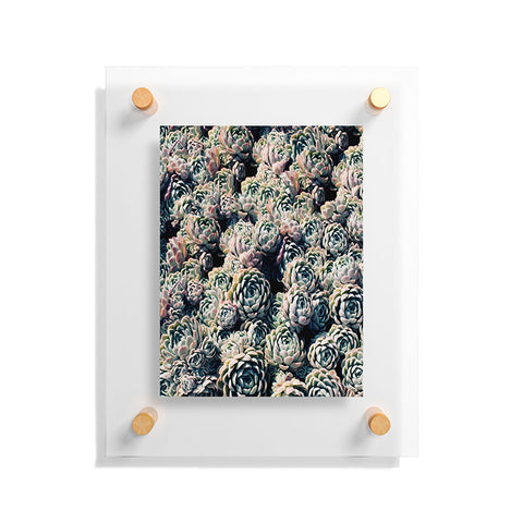 Leah Flores Succulent Love Floating Acrylic Print