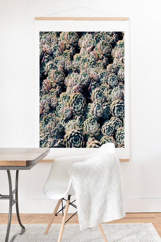 Leah Flores Succulent Love Art Print And Hanger